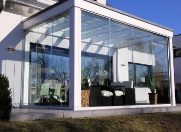 Ein Zubau (Wintergarten)